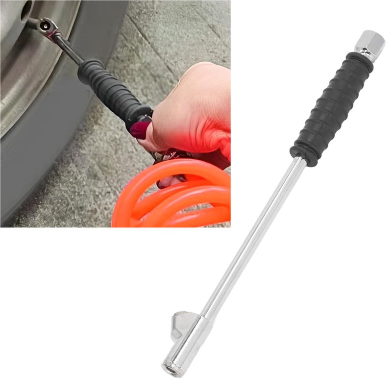 Air Chuck Tire Inflator 4 Pcs Set For Car And Motorcycle 10 6 Inch Valve - Image 4