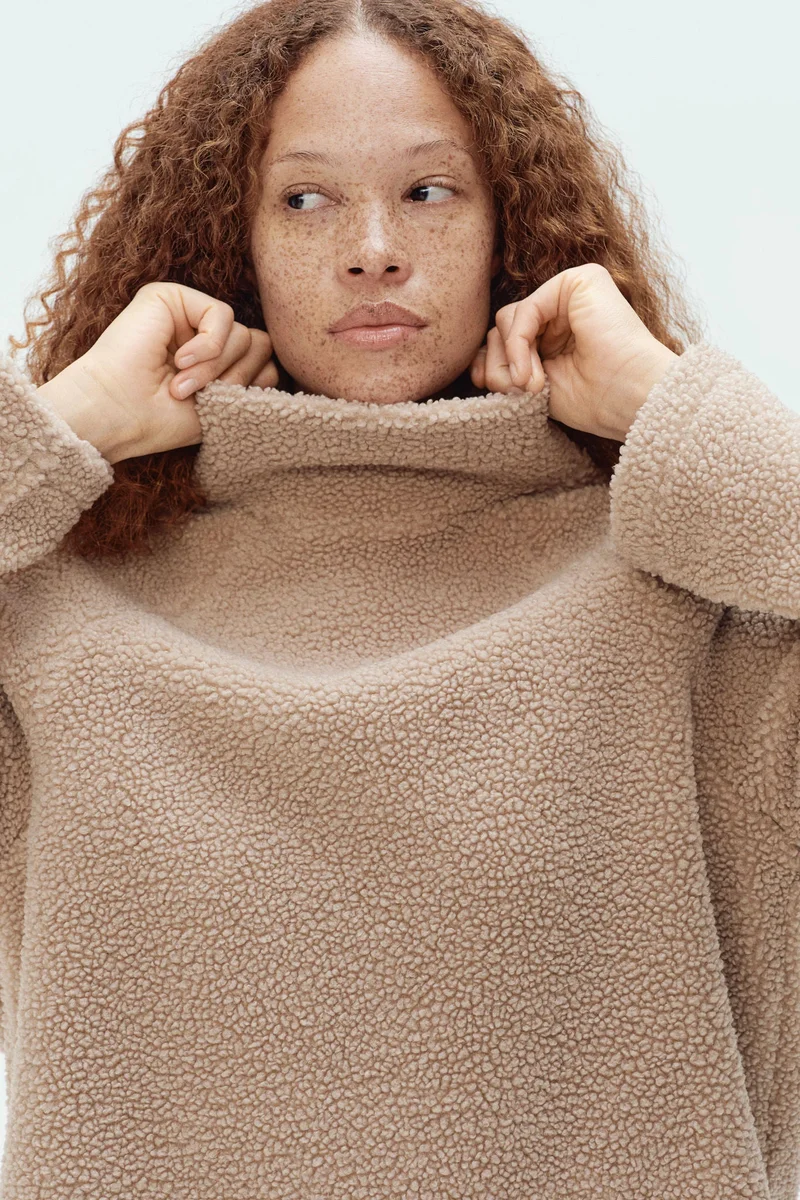 H&M MAMA Before &amp; After Teddy nursing sweatshirt