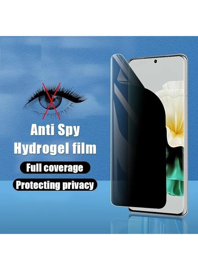 PROMASS Huawei P60 Pro Privacy Screen Protector,Ceramic Matte Soft Film for Huawei P60 Pro (6.67"), Full Adhesive, Anti-Scratch, 3D Curve Fit, Touch Sensitive (Ceramic Matte Privacy) - Image 2