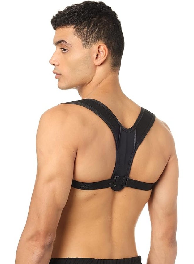 Spaceshoop Adjustable Back Brace Support Belt – Posture Corrector for Clavicle, Spine, Shoulder & Lumbar Alignment – Unisex Back Support for Posture Correction, Pain Relief, and Comfortable Daily Wear - Image 1