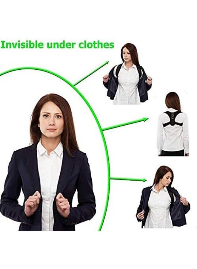 Spaceshoop Adjustable Back Brace Support Belt – Posture Corrector for Clavicle, Spine, Shoulder & Lumbar Alignment – Unisex Back Support for Posture Correction, Pain Relief, and Comfortable Daily Wear - Image 5