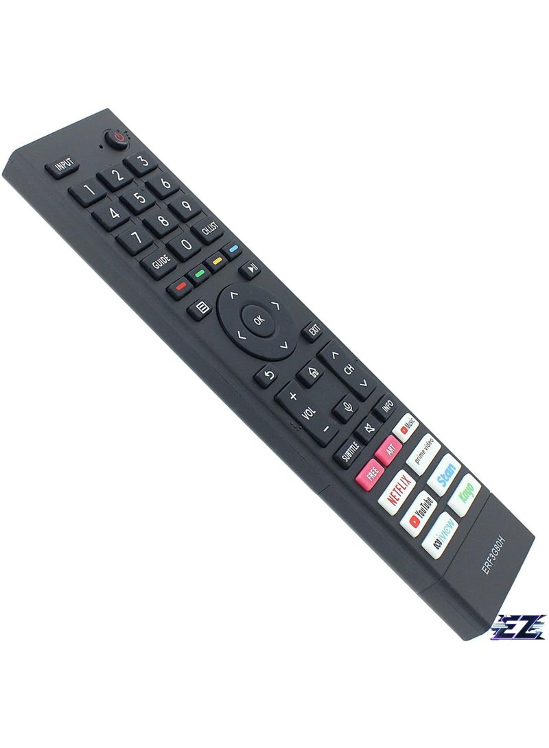 ELTRAZONE RF3G80H Replacement IR Remote Control for Hisense TV A7G U7G Series 43A7G 50A7G 55A7G 65A7G 75A7G 85A7G 43A7HAU 50A7HAU 55A7HAU 65A7HAU 75A7HAU 85A7HAU 85A7HAU 85A7HAU with battery - Image 2