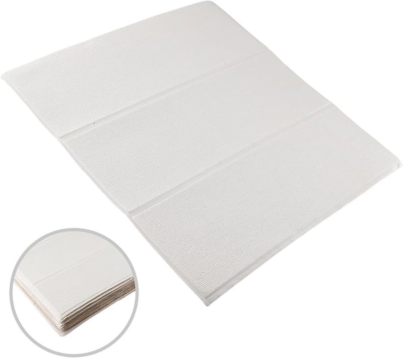 3D Tile Stone Brick Wall Stickers Soft Foam Panels XPE Foam Wall Decor White 13 8 x 13 8 Inch - Image 5