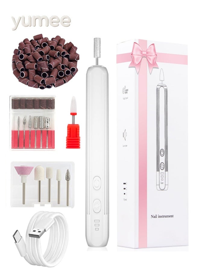 يمي مثقاب أظافر كهربائي - طقم مانيكير وباديكير مع عناية متعددة الوظائف، أدوات العناية بالأظافر طقم أظافر كامل للاستخدام المنزلي وفي الصالونات - Image 1