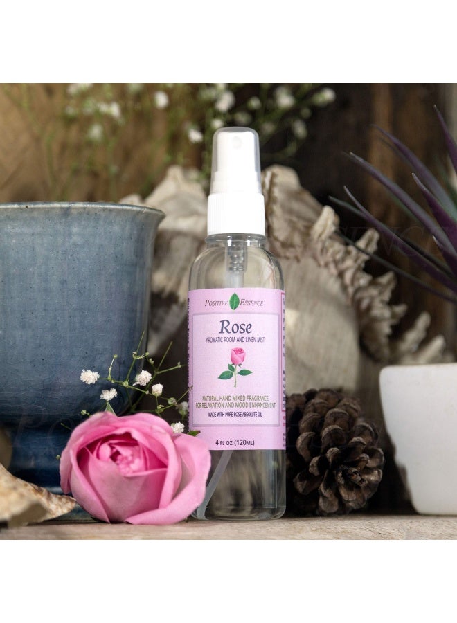 Rose Linen And Room Spray Natural Pillow Spray Made With Pure Rose Essential Oils Relaxing Home Fragrance Or Toilet Spray Rose Water Spray  - Image 2