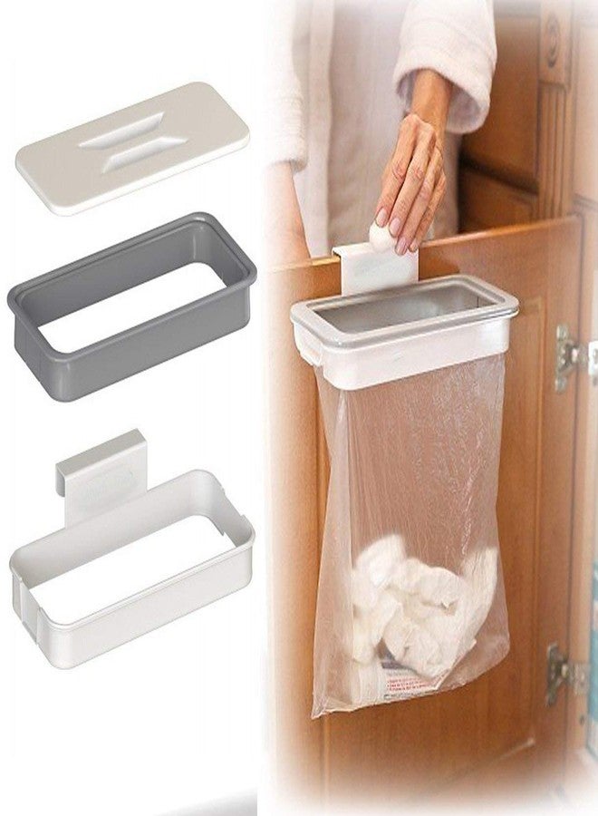 Vroxy Plastic Kitchen A Trash Hanging Rubbish Trash Carrier Bin Bag Savvy Attach Holder for Bathroom Office Schools Trash Dustbin Hanging Bag (1Pcs) - Image 2