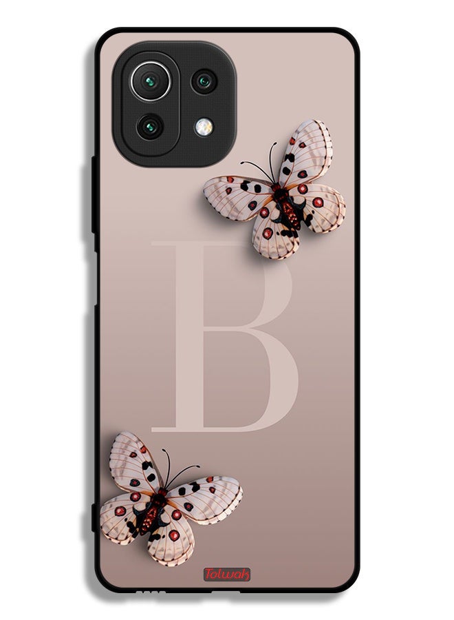Tolwak Xiaomi Mi 11 Lite 5G Protective Case Cover B Butterflies - Image 2