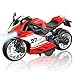 MQDMINI Motorcycle Toy for Metal Diecast Toy Motorcycle with Lights Sounds Automatic Drive for Boys Girls Aged 312Red - Image 2