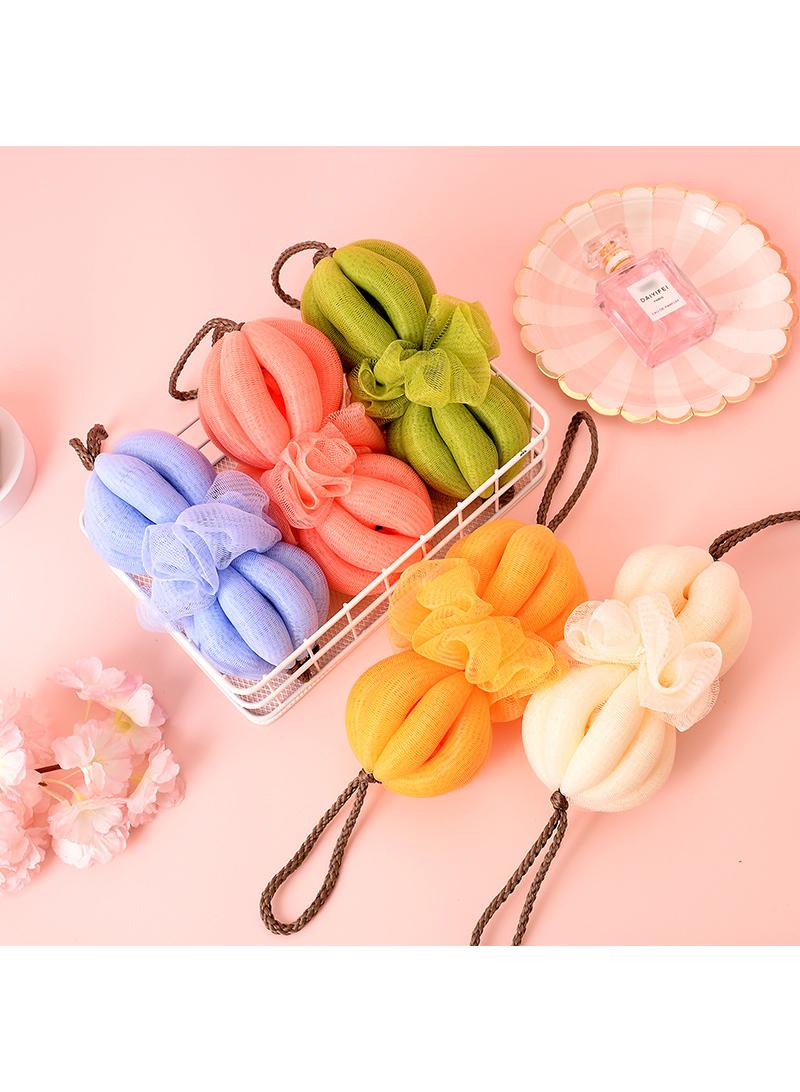 Soft Bath Shower Ball, Super Exfoliating Brush, Body Scrubber Scrub Exfoliator Dead Skin Remove (5Pcs) - Image 1