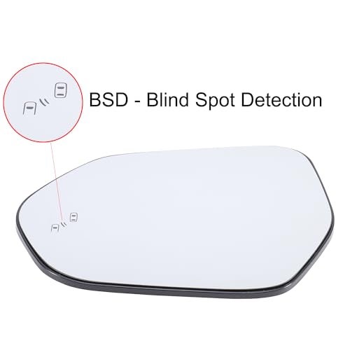 Tempsnow Driver Side Mirror Replacement for 2018-2024 Toyota Camry (US Version) with BSD Left Rear View Mirror Glass - Image 5