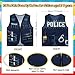 Cozypower 36 Pcs Kids Community Helper Dress Up Vest Career Costumes Toddler Girls Boys Career Day Costumes Cosplay for Pretend Play Doctor Police Fireman Car Racer Cowboy Farmers Worker - Image 4