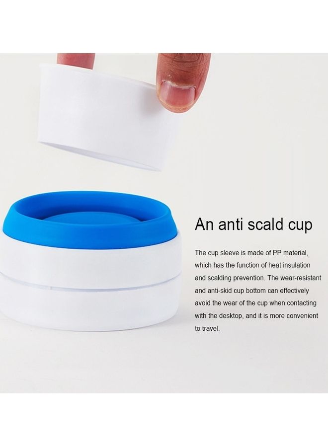 NIBEMINENT Pocket-Sized Cup With Lid Blue/White 20x6x6cm - Image 5