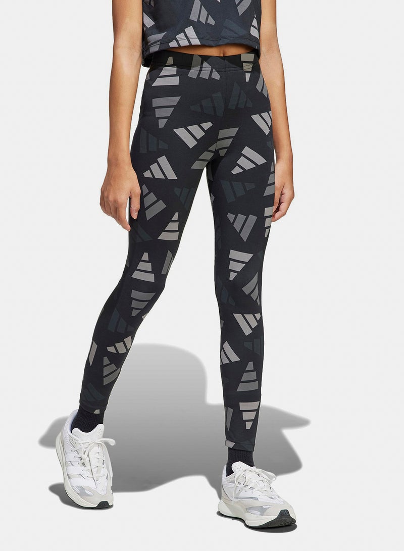 Adidas Seasonal Essentials Logo Celebration Leggings - Image 1