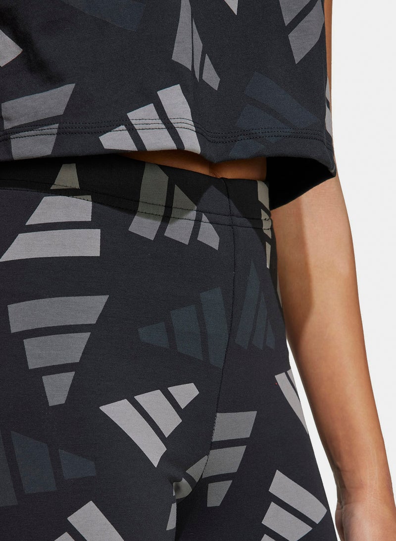Adidas Seasonal Essentials Logo Celebration Leggings - Image 5