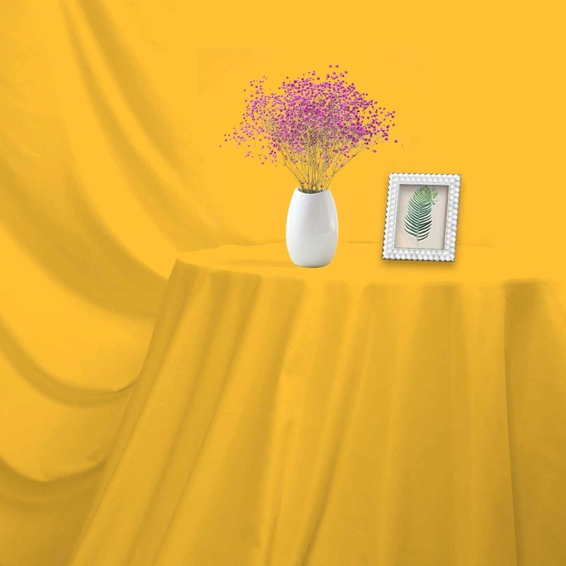 TYTYUU Yellow Photo Backdrop for Photoshoot Yellow Background for Photography Photo Backdrop Curtain for Party 5 x 7 FT - Image 4