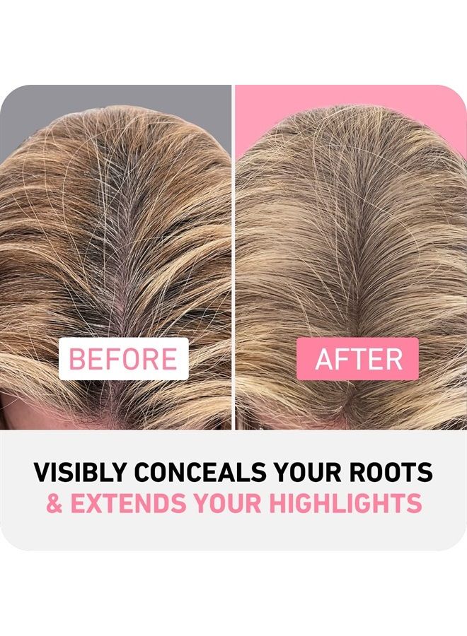 BOLDIFY Hairline Powder - Root Touch Up Hair Color for Gray Coverage - Bald Spot Concealing Hair Powder for Women & Men - 48-Hour Stain-Proof - Light Brown - Image 1