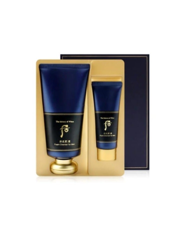 The history of Whoo THE HISTORY OF WHOO Gongjinhyang Cleansing Foam Special Set for men 180ml Free 40ml - Image 2