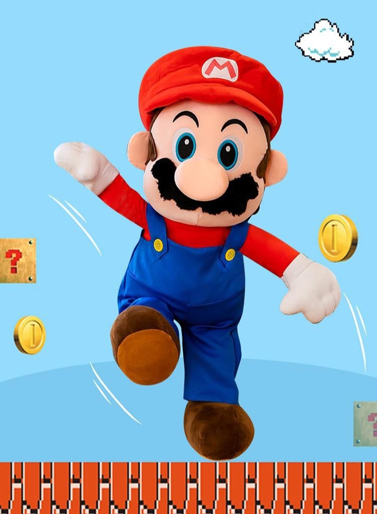 53cm Super Mario Doll Mario Series Plush Toys for Children to Play with Rag Dolls  - Image 1