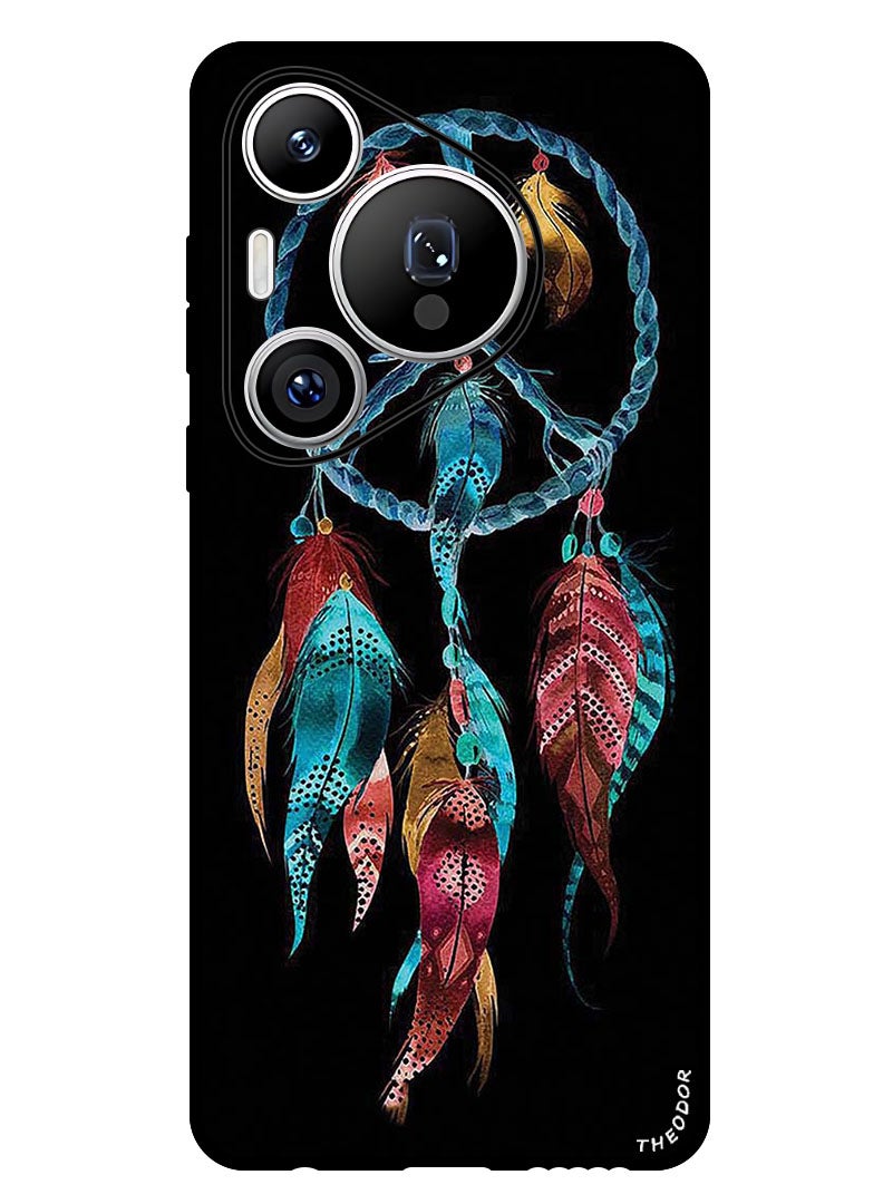 Theodor Protective Case Anti Scratch Shock Proof Bumper Cover For Huawei Pura 70 Wind Charm Blue - Image 1