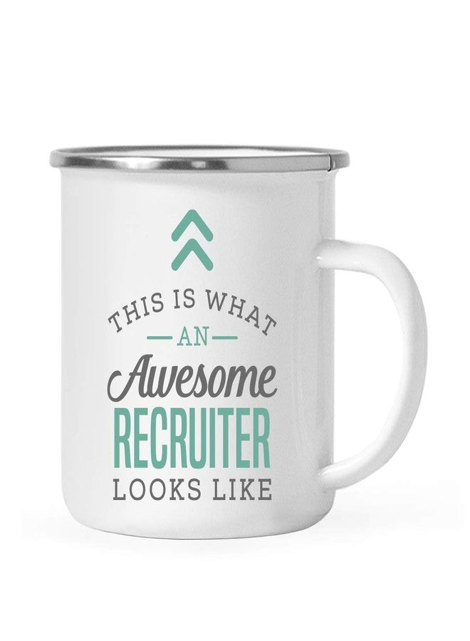 Andaz Press 11oz. Stainless Steel Campfire Coffee Mug Gift, This Is What An Awesome Recruiter Looks Like, 1-Pack, Birthday Gift Ideas Coworker, Includes Gift Box Recruiter Mug Funny Recruiter Gifts - Image 1