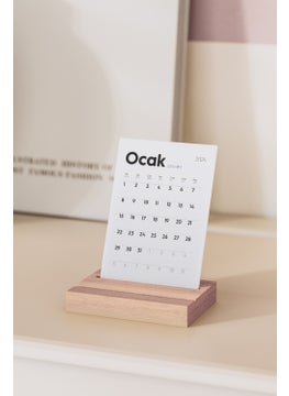 Munucal Wood - 2024 Wooden Desk Calendar 12 Sheets 300 Gr 1 Dough Minimalist Design - pzsku/Z688CEF2BEAF83166EDE4Z/45/_/1735308721/0eb253ad-20c3-40ad-82ad-f8b9ce434284