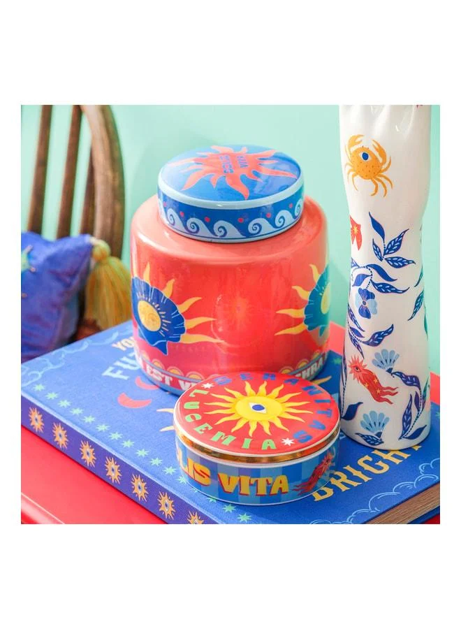 Zsa Zsa Zsu  Shekou Colorful Porcelain Decorative Object 12x12x4 cm.  | Best Price UAE