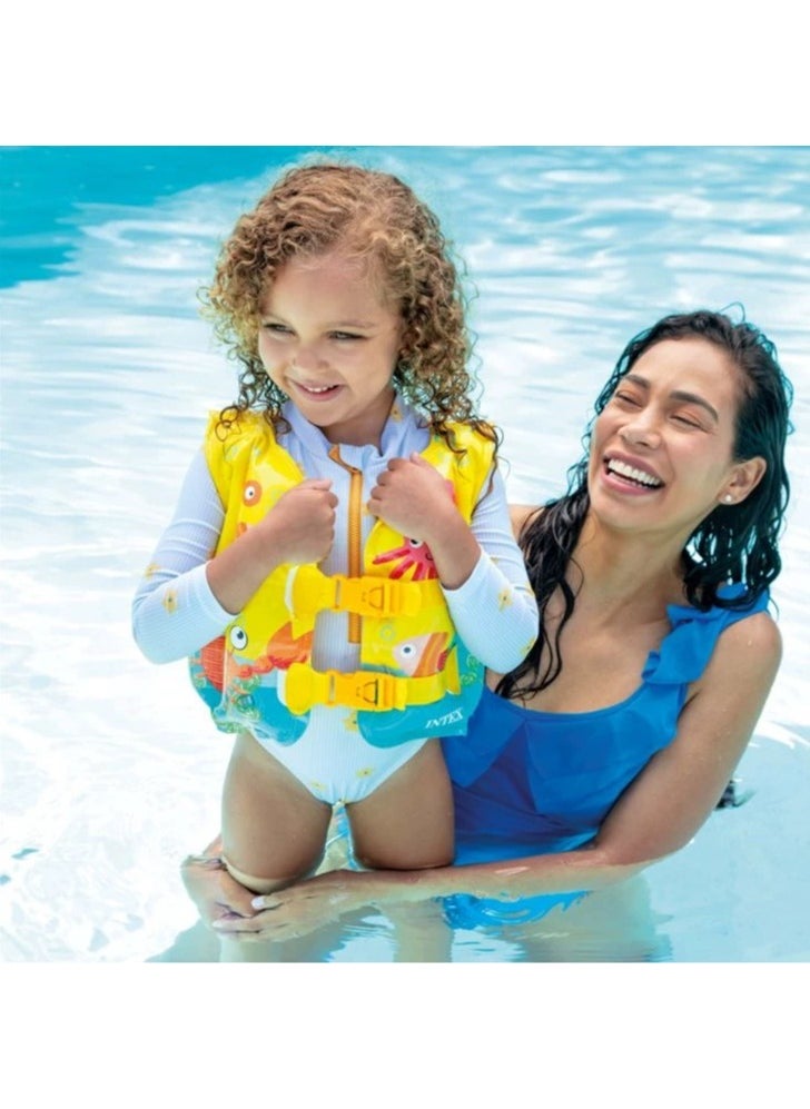 INTEX - Tropical Buddies Swim Vest Inflatable Life Jacket - Image 1