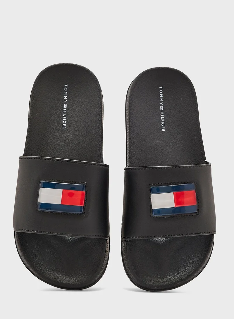 TOMMY HILFIGER Kids Flag Pool Slides