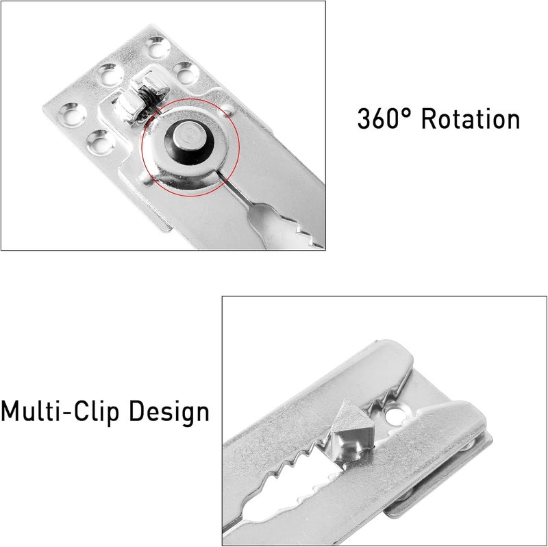 HOWDIA QOPAHI 2 Pack Sofa Connectors, Sectional Couch Connector with Screws, Large Corner Sofas Support Boards Sofa Clips Sofa Snap for Modular Sofa Couches Garden Furniture Sets, 155mm - Image 5