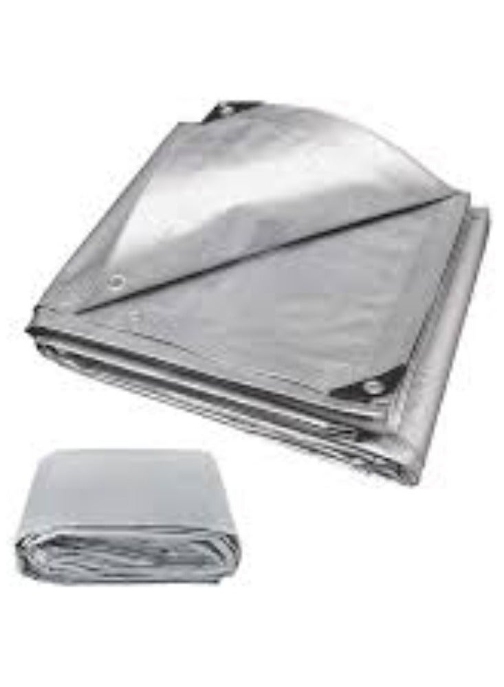 KNP Silver Rain Cover Tarpaulin Sheet (60 x 60) is Designed to Provide High Performance Protection Against Rain UV Rays and Environmental Damage. - Image 2