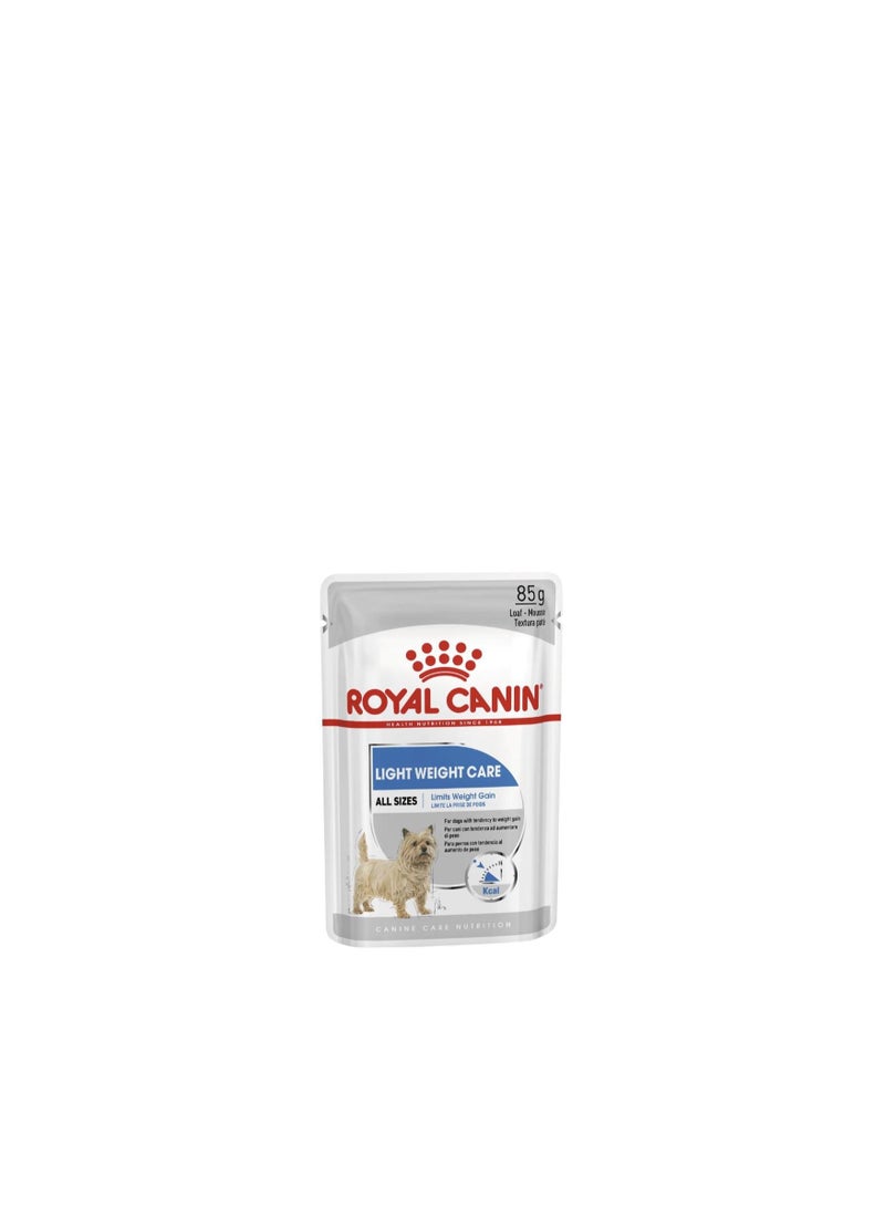 Royal Canin Breed Health Nutrition Light Weight Care Wet Food Pouches 85g