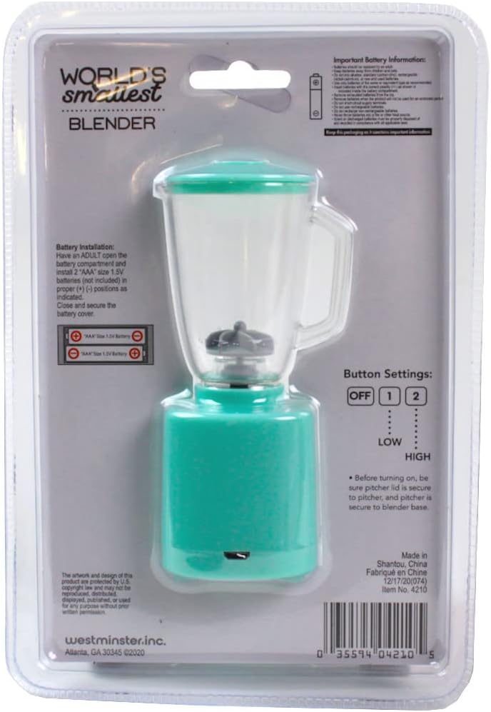 World's Smallest Real Working Blender