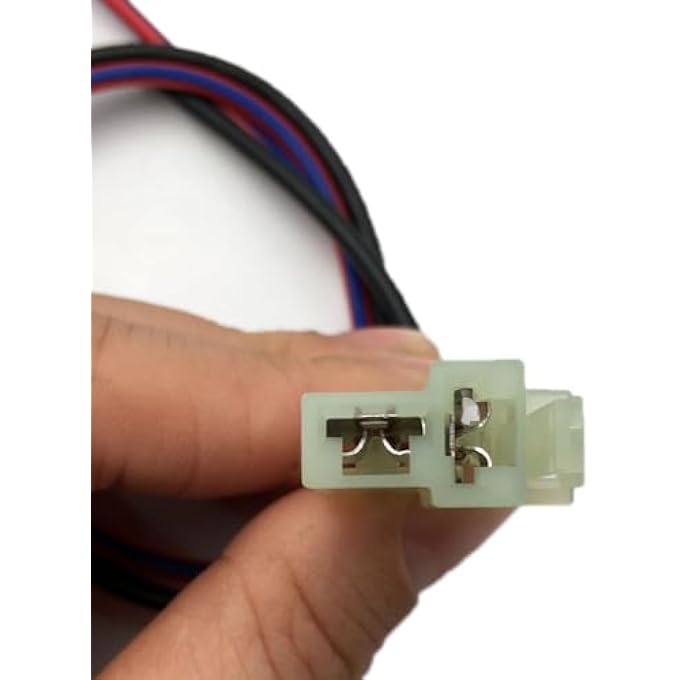 LIZAPUS 2 Pin "T" Locking Pigtail Repair Alternator Connector Compatible with John Deere Yanmar Komatsu - Image 3