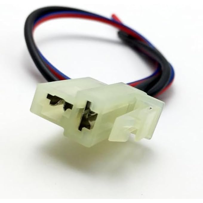 LIZAPUS 2 Pin "T" Locking Pigtail Repair Alternator Connector Compatible with John Deere Yanmar Komatsu - Image 1
