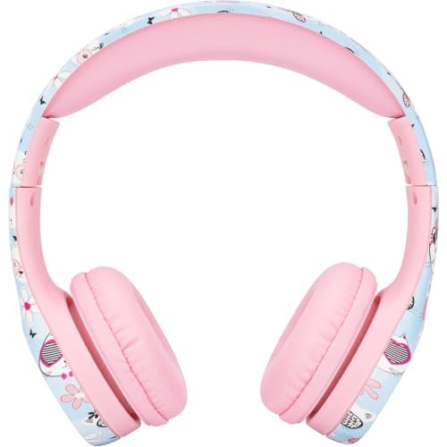 Snug Play+ Kids Headphones – Volume Limited 93dB for Safe Listening – Foldable, Durable Headphones for Toddlers, Boys & Girls – Tangle-Free Cord – Ideal for Travel, School, Tablets - Kitty - Image 3