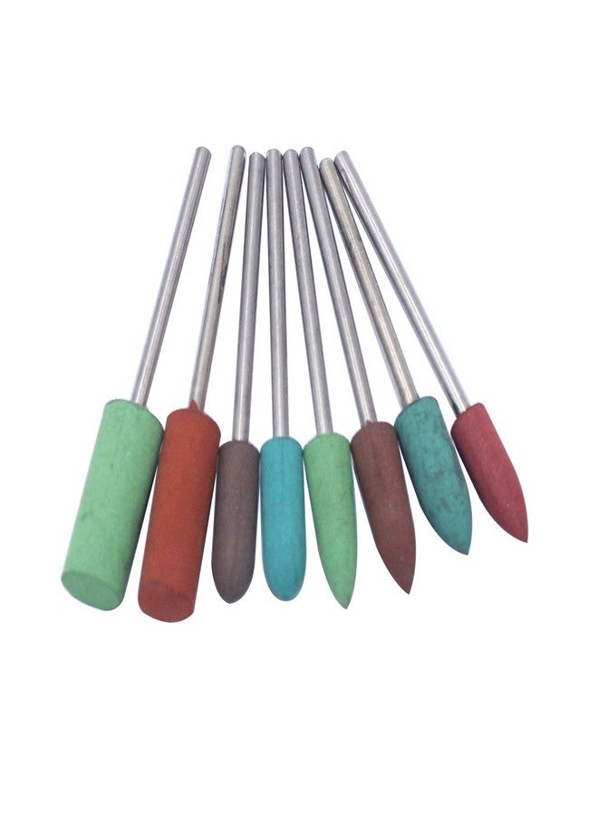 PHYHOO Polishing Burr Jewelry Polishing Rubber Rotary Tools Accessories Diamond-in-Rubber Emery Polishing Bit Set Metal, Glass, Stone, Tile 26 Pieces - Image 3