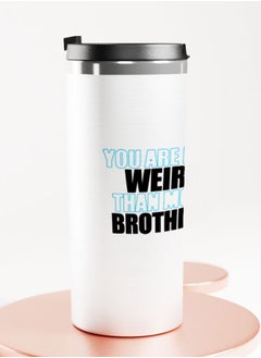 LIT Silver Tumbler Weird BrotherStainless Tumbler Funny Brother Gift Funny Family Gifts  - Image 2