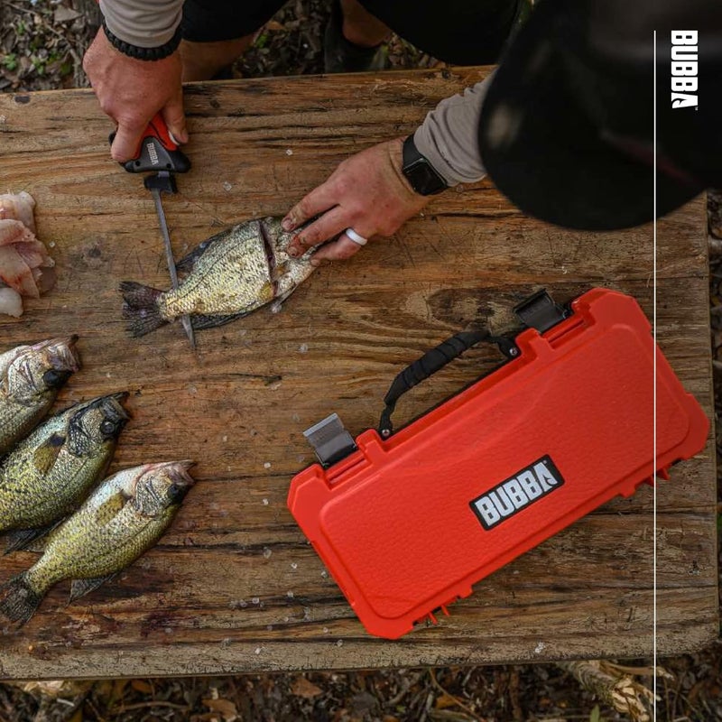 Bubba E-STIFF Electric Fillet Blade with Ti-Nitride Coated Hollow Stainless Steel Non-Stick Reciprocating Construction for Fishing and Outdoors - Image 2