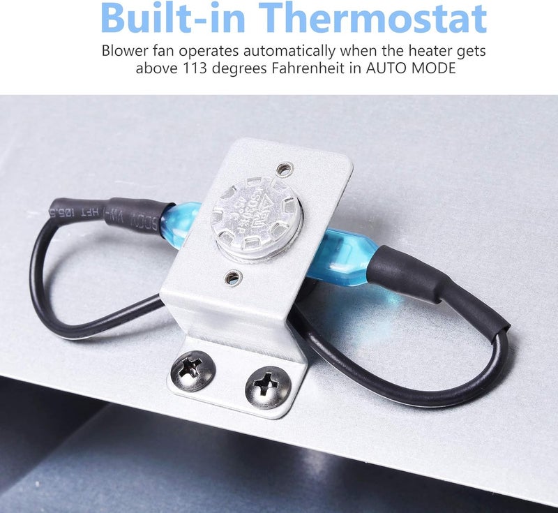 Criditpid WHF100 Vent-Free Wall Heaters Fan Blower for Mr. Heater, Dyna-Glo 30,000 BTU, Comfort Glow Vent Free Heaters, Replacement WHF100 Dyna-Glo Heater Fan Ventless Accessory Kit - Image 4