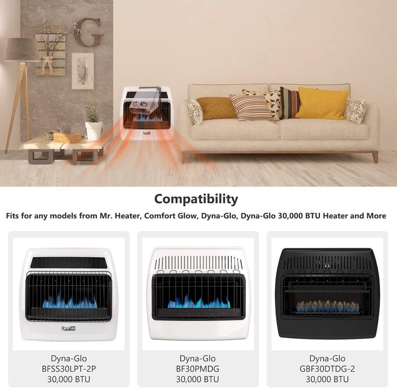 Criditpid WHF100 Vent-Free Wall Heaters Fan Blower for Mr. Heater, Dyna-Glo 30,000 BTU, Comfort Glow Vent Free Heaters, Replacement WHF100 Dyna-Glo Heater Fan Ventless Accessory Kit - Image 5