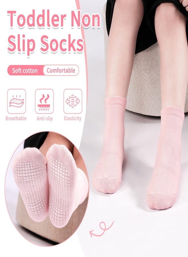 Tphon Kids Non Slip Toddler Girls Grip Socks 12 Pairs Anti Skid Sticky Socks for 5-7 Years Infants Baby Children - Image 3
