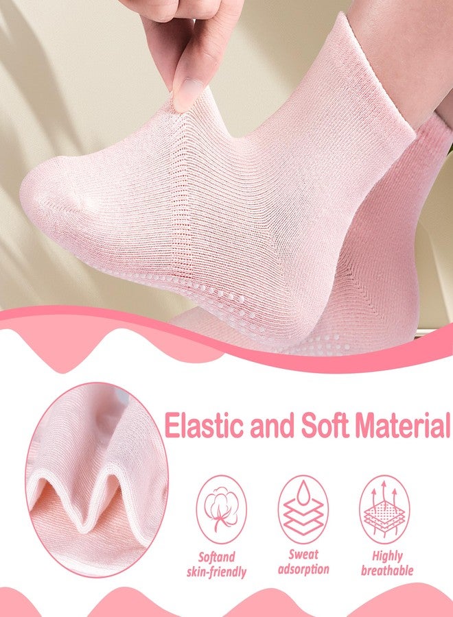 Tphon Kids Non Slip Toddler Girls Grip Socks 12 Pairs Anti Skid Sticky Socks for 5-7 Years Infants Baby Children - Image 4