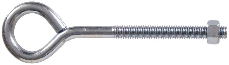 Hillman The Hillman Group 519 Eyebolts with Nuts 38 x 6Inch 4Pack Zinc