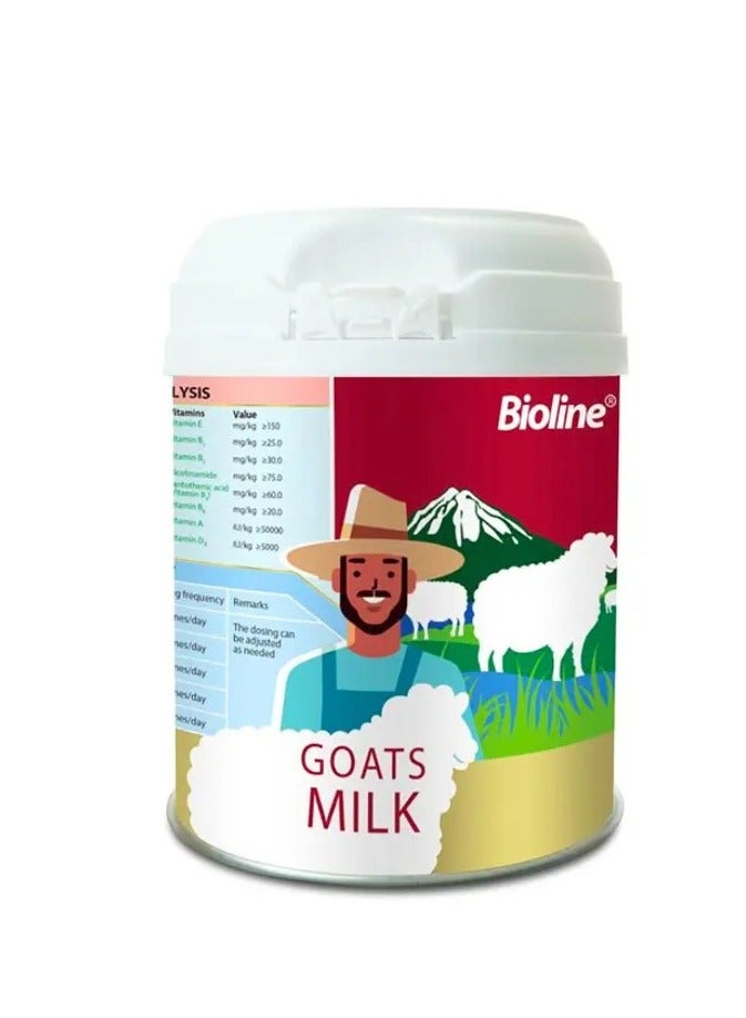 بايولاين بيولين مسحوق حليب الماعز للكلاب والقطط 200 جرام [الوزن - 200 جرام] - Image 1