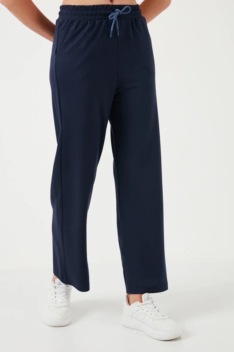 Lela Stretch Wide Leg Regular Fit Oysho Fabric Sweatpants Women's Sweatpants 5865881