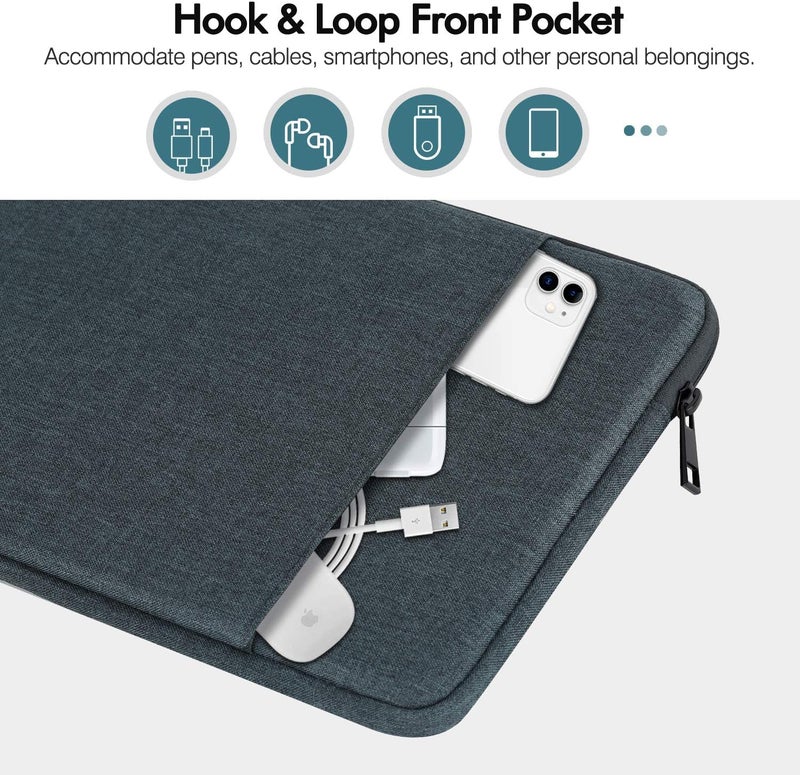 MOCA 9/11 Inch Tablet Sleeve Carrying Case for iPad 10.2,10.9, Air 3 iPad Pro 11 2021-2018, iPad Air 4 10.9 2020, Galaxy Tab Tab S8/S7/ A7 Lite/Tab A 10.1 Tablet Protective Sleeves Bag (Space Grey) - Image 4