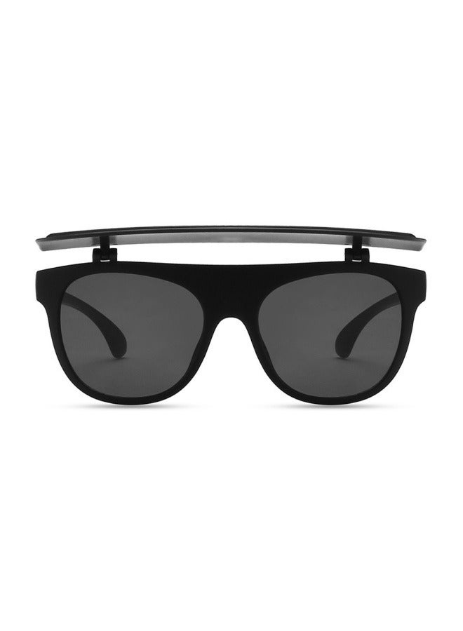 Personalized Trendy Retro Flip Sunglasses - Image 1