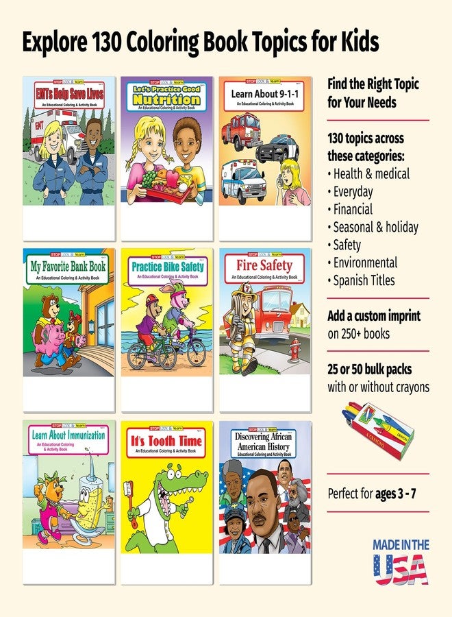 ZOCO - Police Coloring Books for Kids (25 Bulk Pack, Without Crayons) - Games, Puzzles, Activities - Officer Handouts for Kids - Image 2