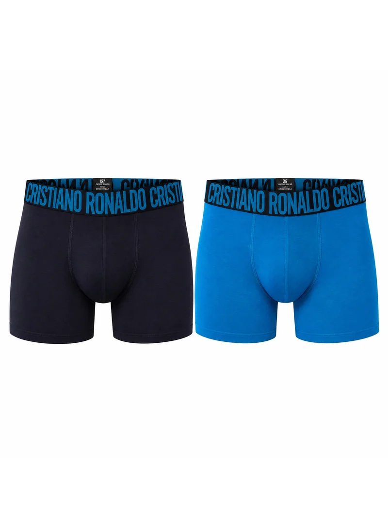 Cr7  CR7 Cristiano Ronaldo Men's Boxer Briefs, Pack of 2 - Black, Blue for Men | Best Price UAE
