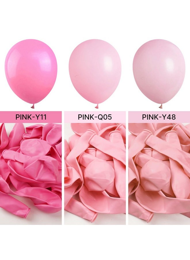 PartyWoo Magenta Pink Balloons, 100 Pcs Hot Pink Balloons Different Sizes Pack Of 36 Inch 18 Inch 12 Inch 10 Inch 5 Inch Persian Pink Balloons For Balloon Garland Arch As Party Decorations, Pink-Y11  - Image 4